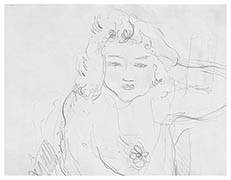 Garonnet, drawing by Jules Pascin 1914